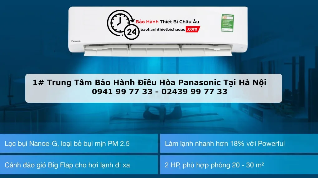 Trung tâm bảo hành điều hòa Panasonic tại Hà Nội