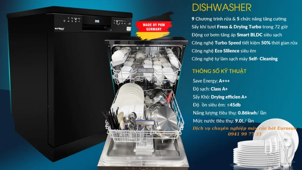 1# Sửa Chữa Máy Rửa Bát Eurosun Tại Hà Nội - Kỹ Thuật Giỏi