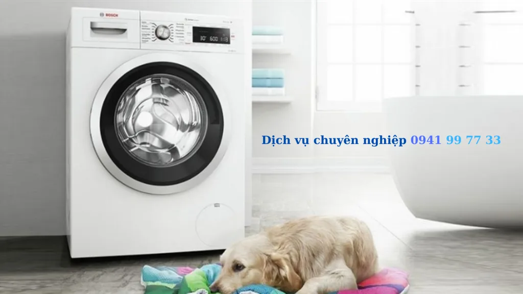Các lỗi thường gặp ở máy giặt Bosch