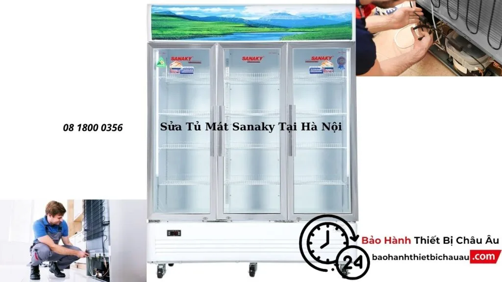 Khu vực hỗ trợ sửa tủ mát Sanaky tại Hà Nội